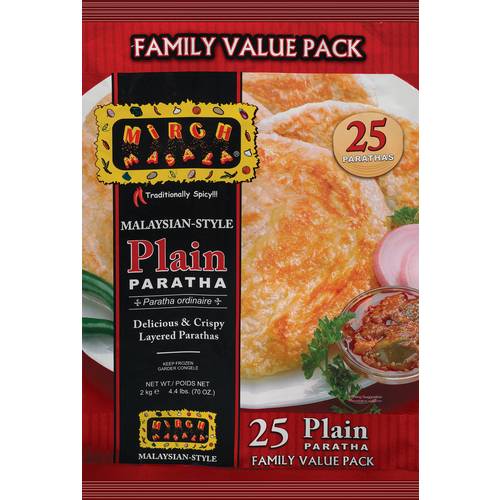 Mirch Masala Frozen Family pack Paratha (2 kg, 25 ct)