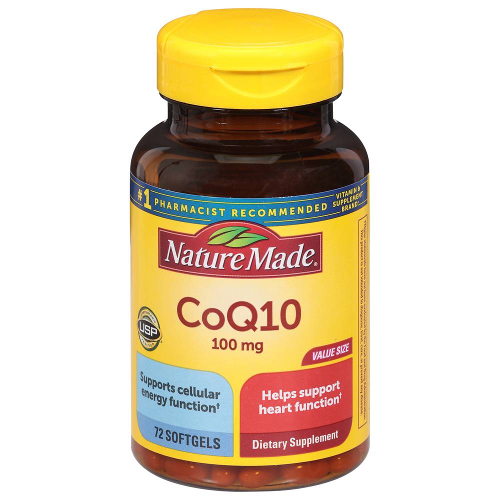 Nature Made Coq10 100 mg Softgels (2.9 oz)