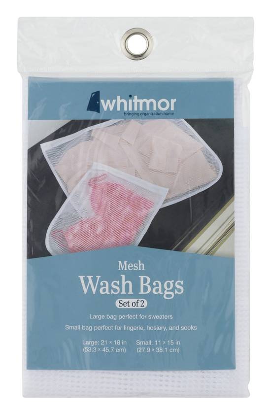 Whitmor Mesh Wash Bag (2 bags)