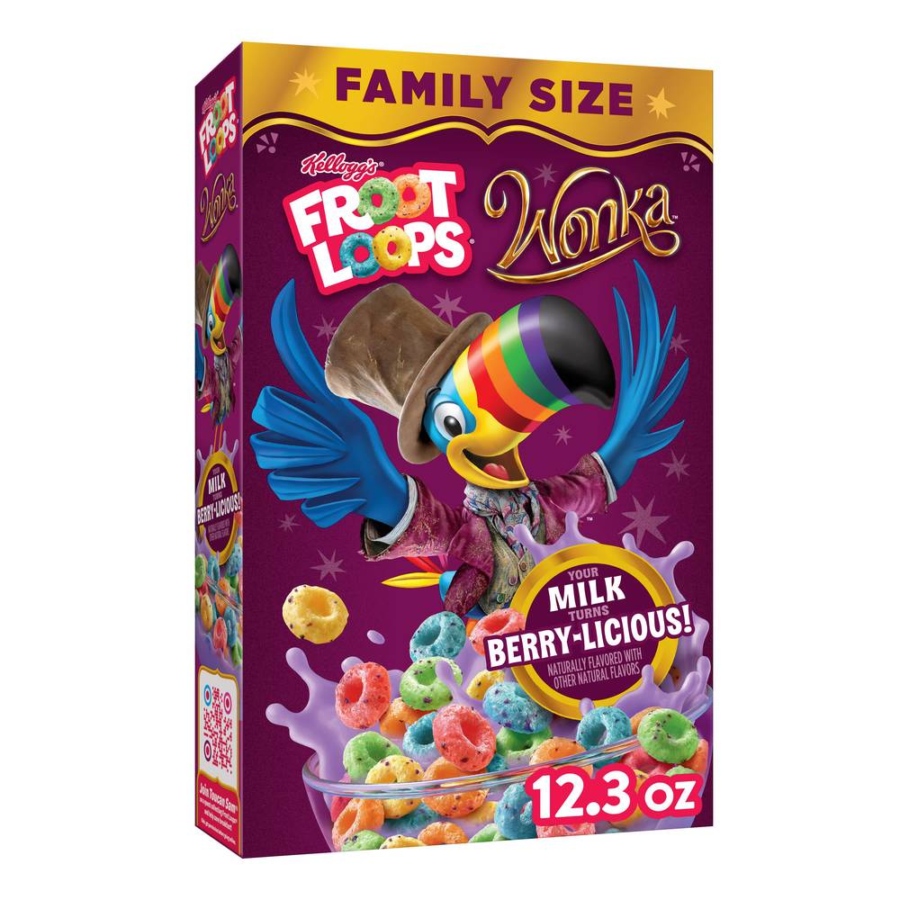 Froot Loops Kellogg's Wonka Cold Breakfast Cereal (12.3 oz)