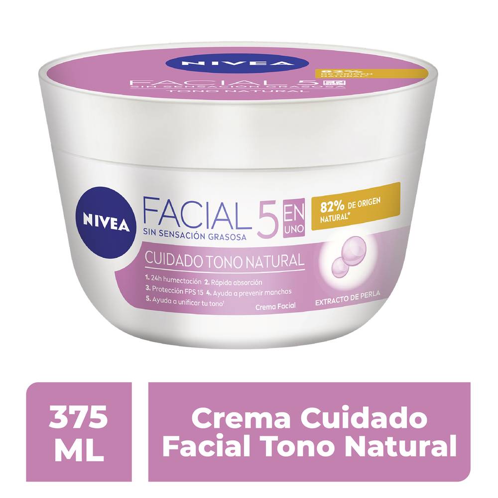 Nivea crema aclarante 5 en 1 (tarro 375 ml)