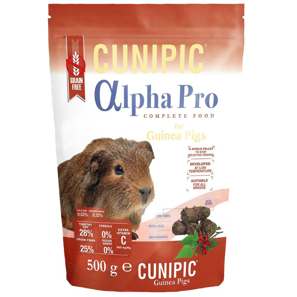 Cunipic alpha pro alimento para cuyo 500 gr (500 gr)