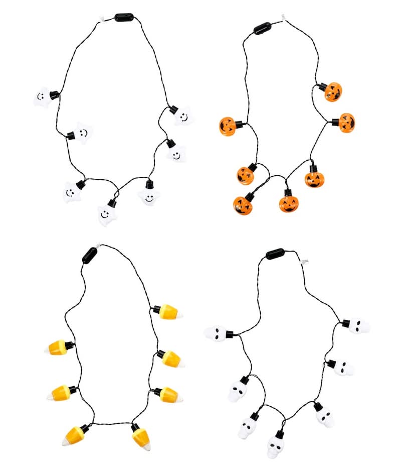 B/O LED NECKLACE 7CT