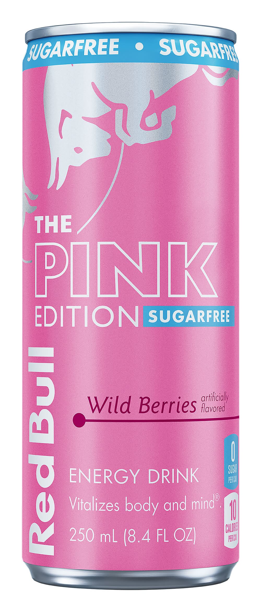 Red Bull The Pink Edition Sugar Free Energy Drink, Wild Berries (8.4 fl oz)