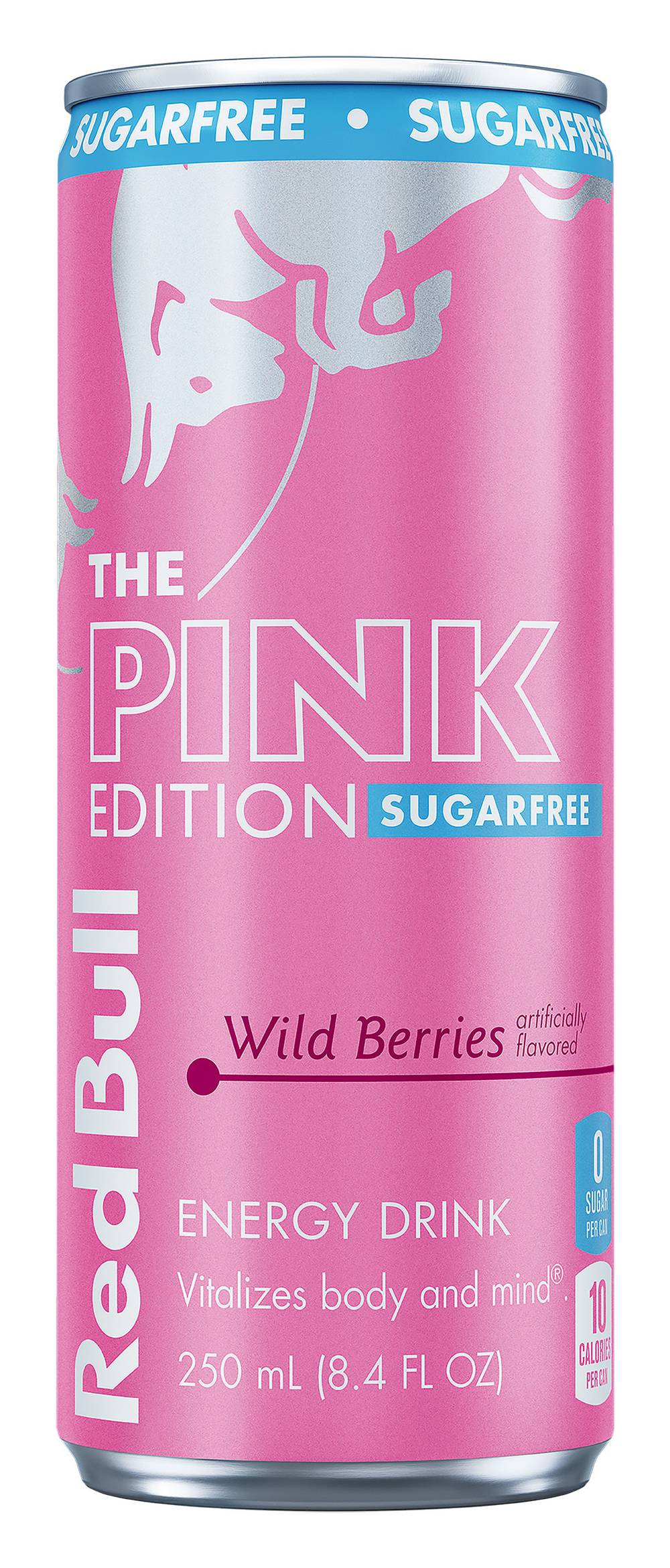 Red Bull The Pink Edition Sugar Free Energy Drink, Wild Berries (8.4 fl oz)