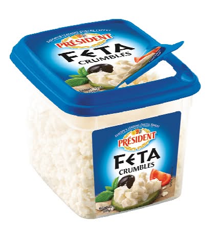 President Plain Crumbled Feta Cheese