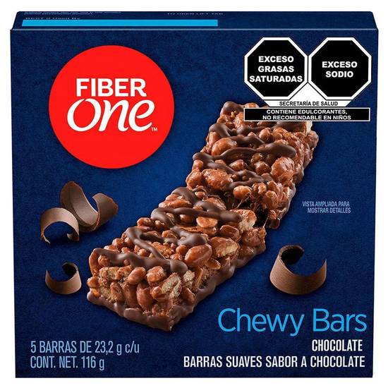Fiber one barras suaves sabor chocolate (caja 116 g)