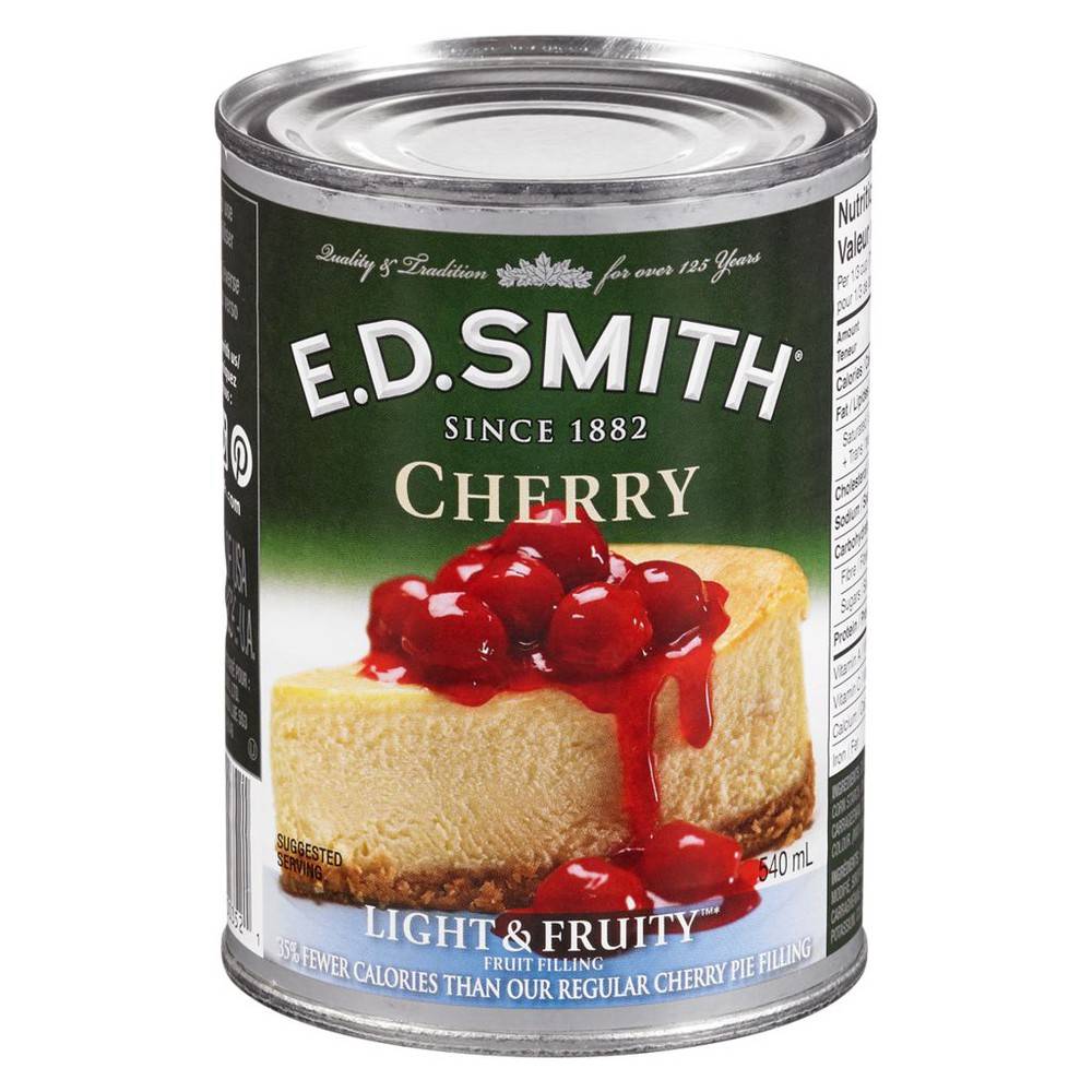 E.D. Smith Light & Fruity Cherry Pie Filling (540 ml)