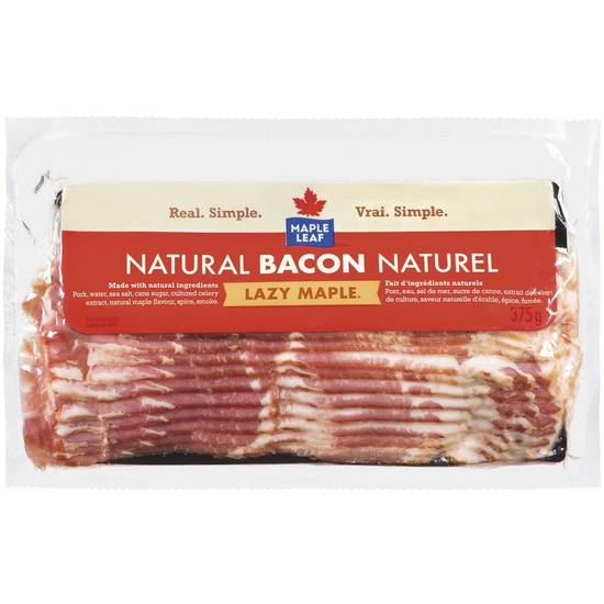 Maple Leaf Lazy Maple Natural Bacon (375 g)
