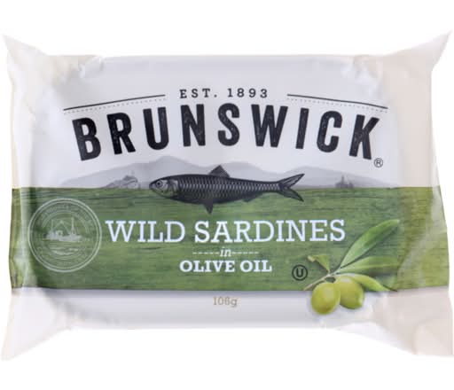 Brunswick Wild Sardines in Olive Oil (106g)