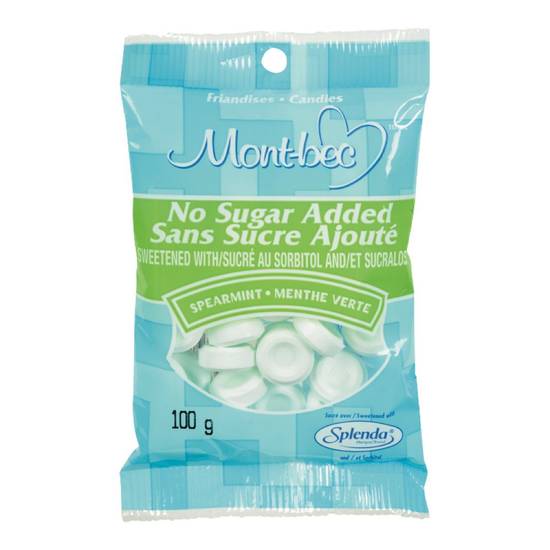 Mont Bec Spearmint Sugar Free Mints (100 g)