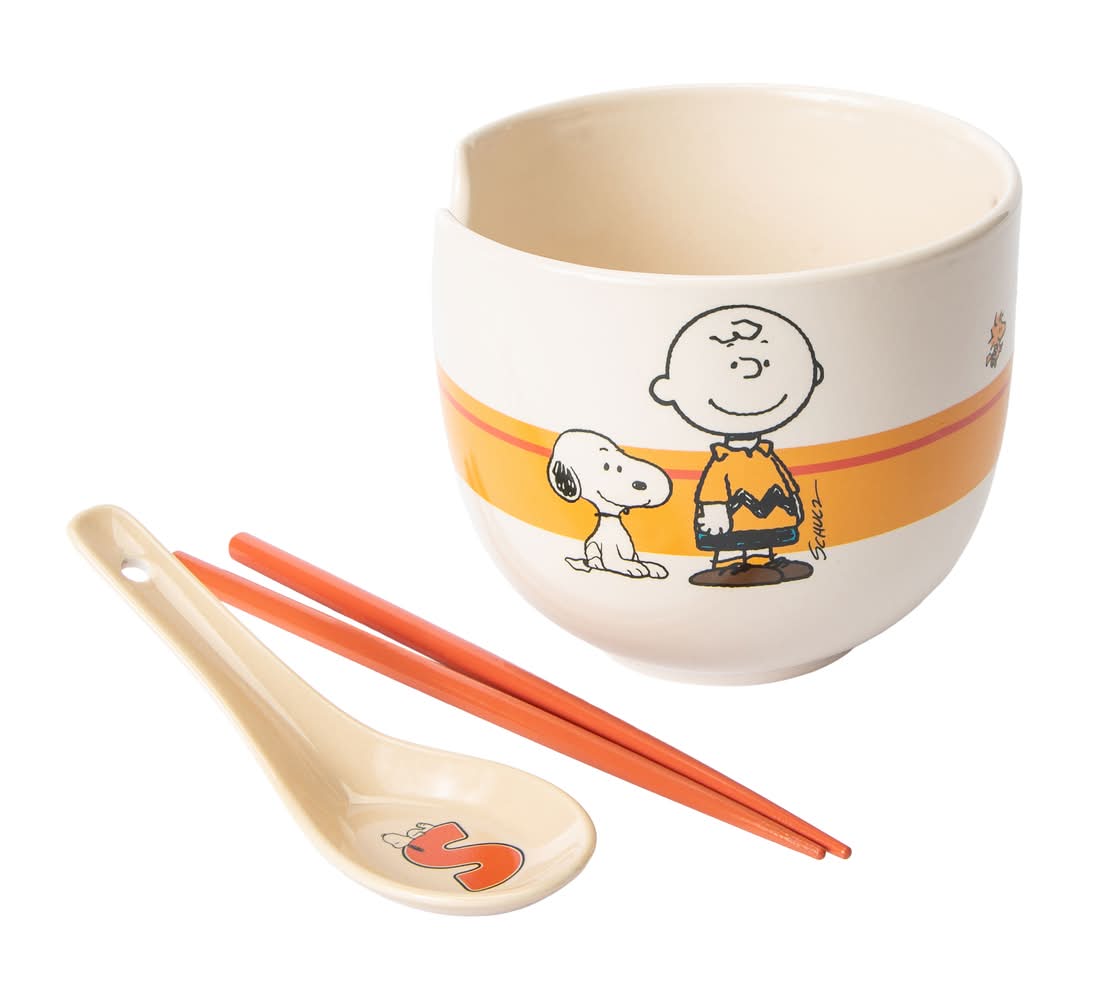 Peanuts® Ramen Bowl With Chopsticks & Spoon Snoopy