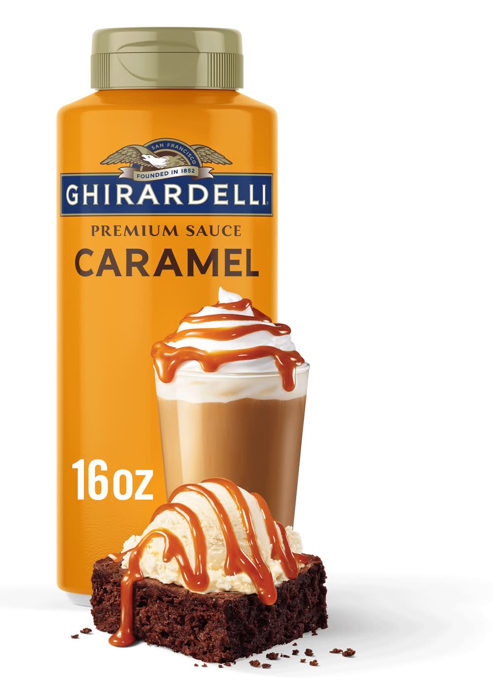 Ghirardelli Premium Sauce, Caramel (16 oz)