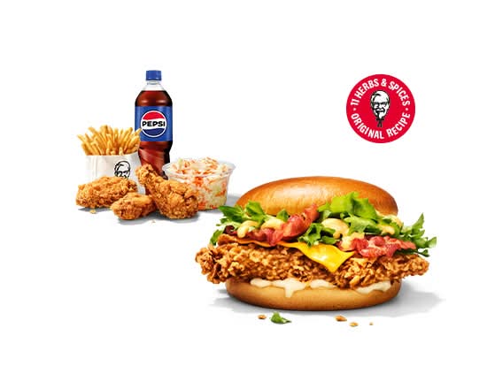 Cheese & Bacon Burger Box