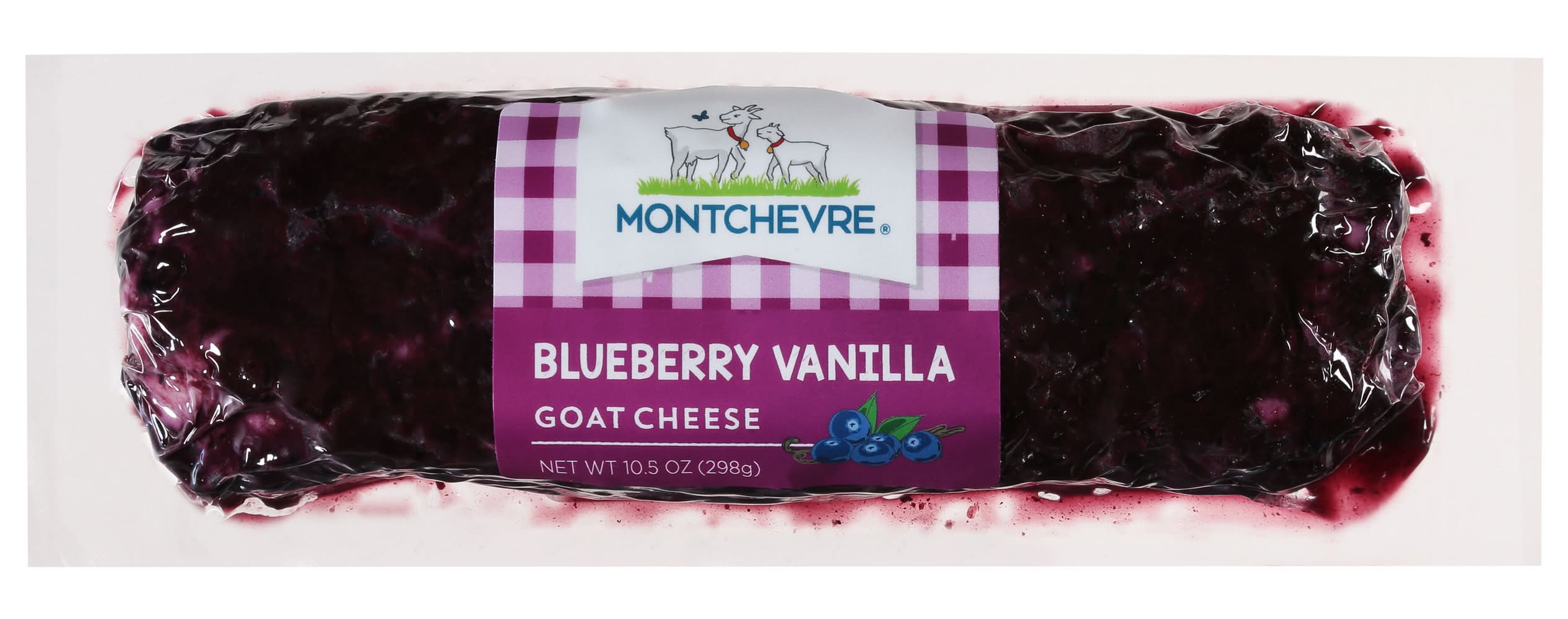 Montchevre Goat Cheese, Blueberry-Vanilla (10.5 oz, 12 ct)