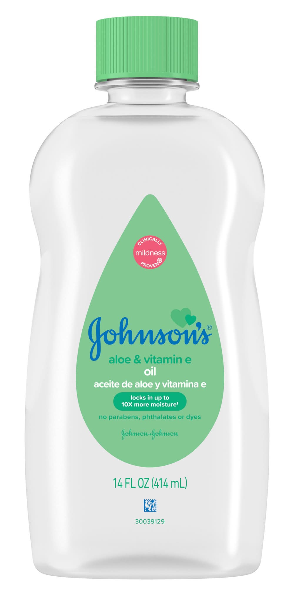 Johnson's Aloe & Vitamin E Baby Oil (14 fl oz)