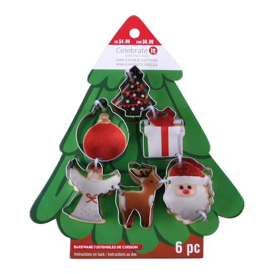 Christmas Icon Mini Cookie Cutter Set By Celebrate It