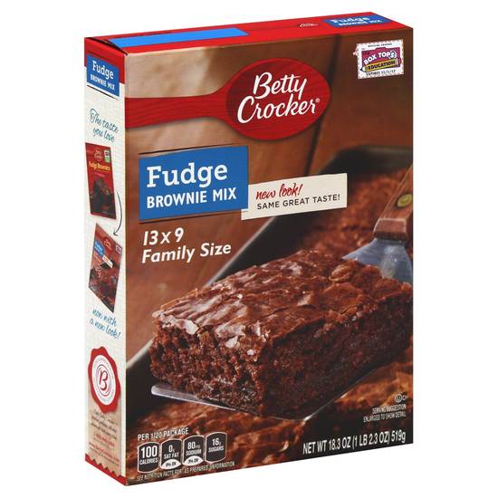 Betty Crocker Fudge Brownie Mix 13" x 9" Family Size (18.3 oz)