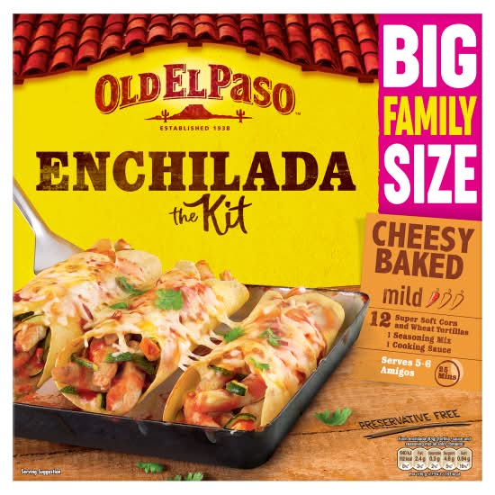 Old El Paso Cheesy Baked Enchilada Kit (995g)