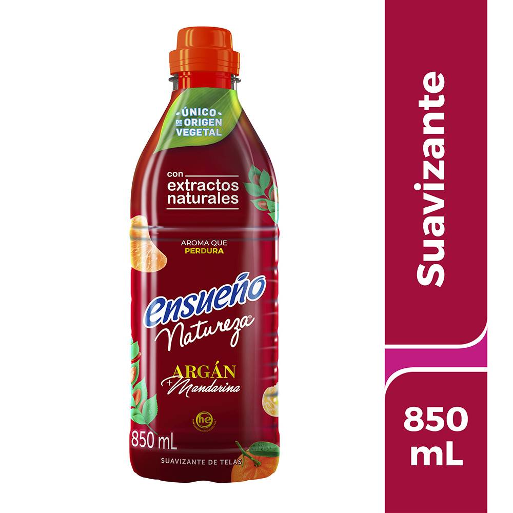 Ensueño suavizante natureza argan + mandarina (850 ml)