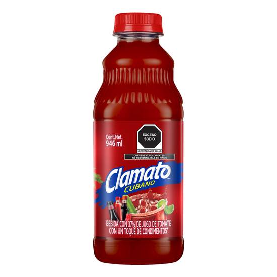 Clamato jugo de tomate estilo cubano (botella 946 ml)