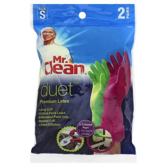 Mr. Clean Premium Latex Gloves (2 pairs)