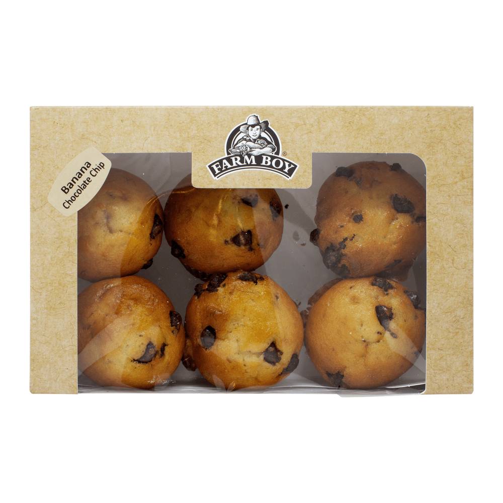 Farm Boy™ Banana Chocolate Chip Muffin (6 per package)