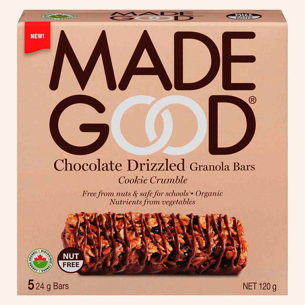 Made Good Granola Bars, Chocolate Drizzled (5 x 24 g)