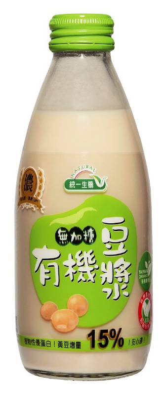 統一生機有機無加糖豆漿-每瓶245毫升 <245ml毫升 x 1 x 1BOTTLE瓶>