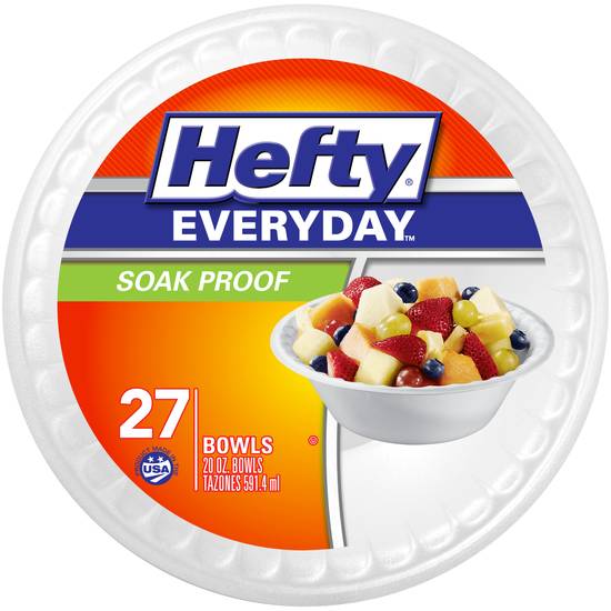 Hefty Everyday Soak Proof Bowls (27 ct)