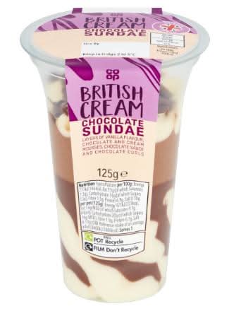 Co-op Chocolate Sundae 125g