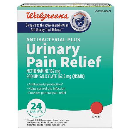 Walgreens Antibacterial Plus Urinary Pain Relief Tablets