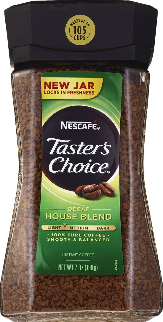 Nescafe Taster's Choice Instant Coffee 7 OZ, Decaf House Blend