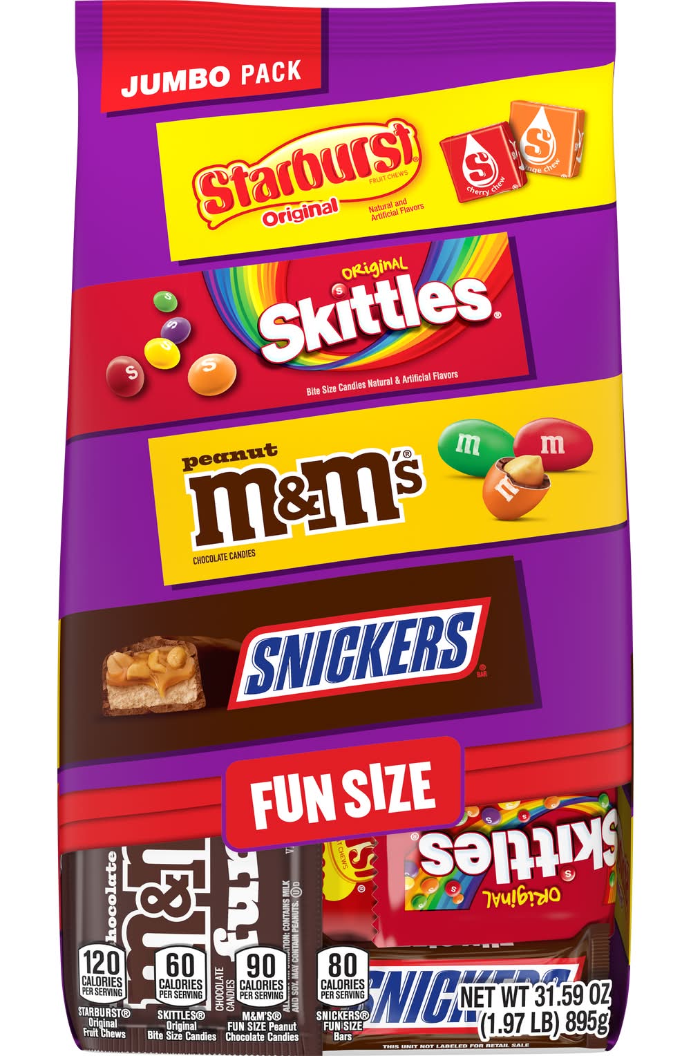 Mars Jumbo pack Candies, Assorted (31.59 oz)