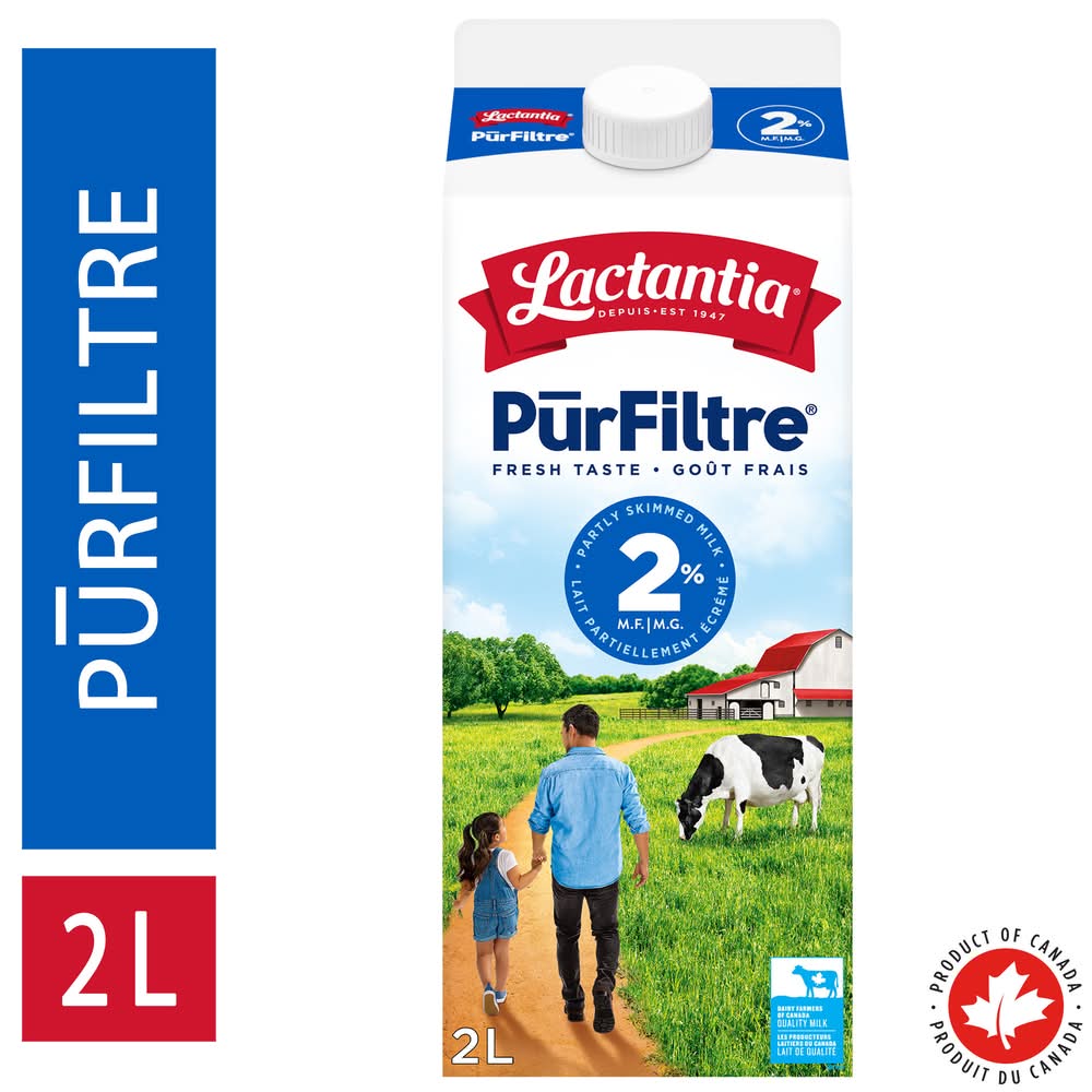 Lactantia Pūrfiltre 2% M.f Partially Skimmed Milk (2 L)
