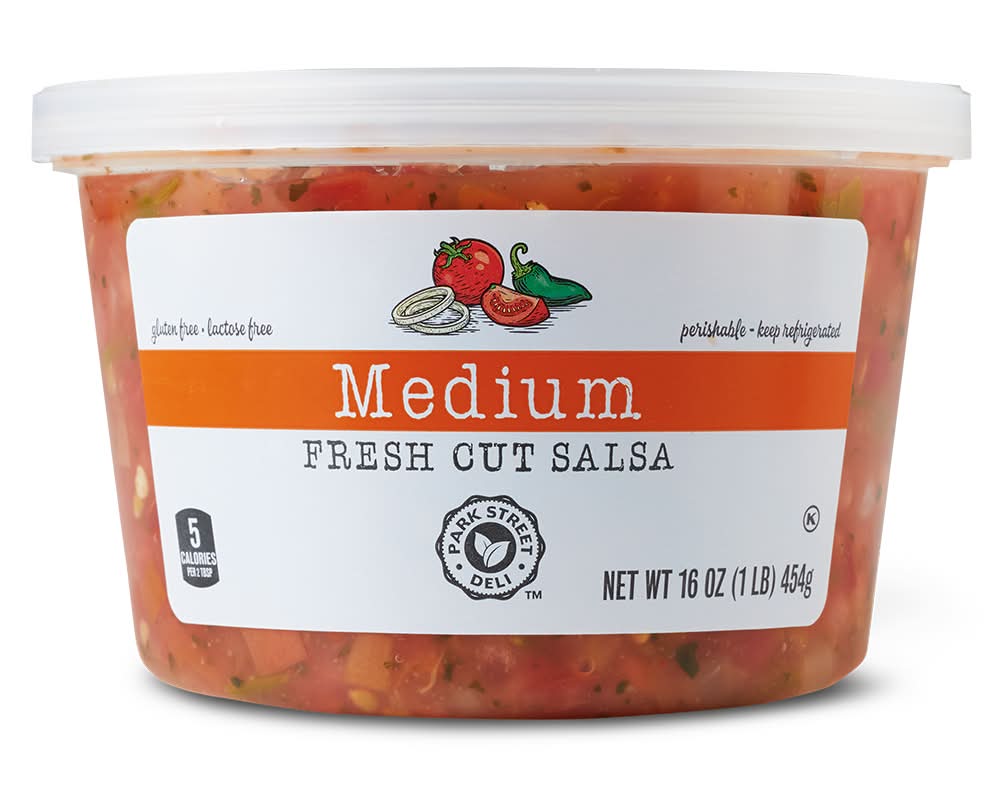Park Street Deli Gluten & Lactose Free Fresh Cut Medium Salsa (16 oz)