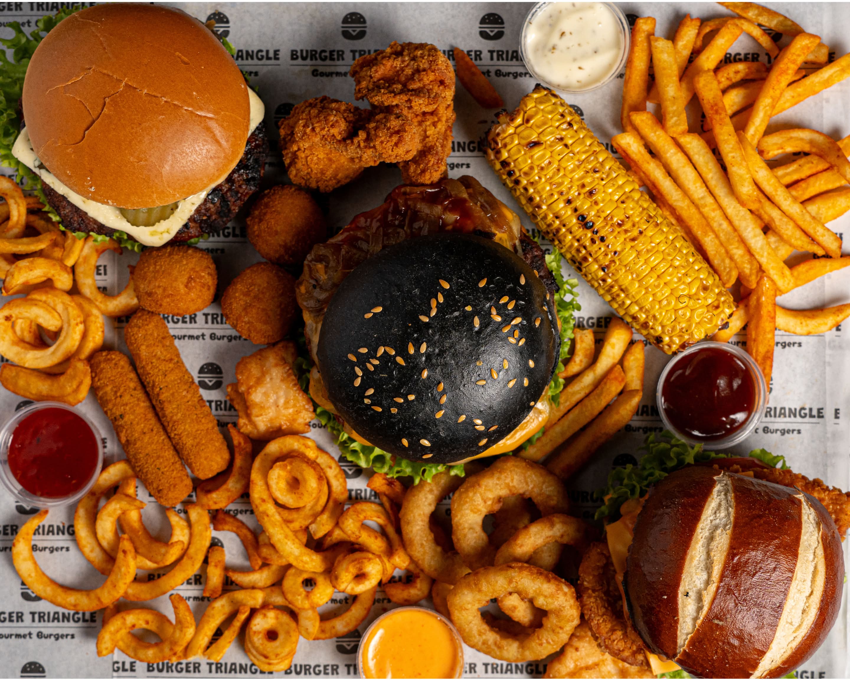 Triangular Burger Burger Triangle Menu Deals & Prices - Sheffield Delivery - Order with ...