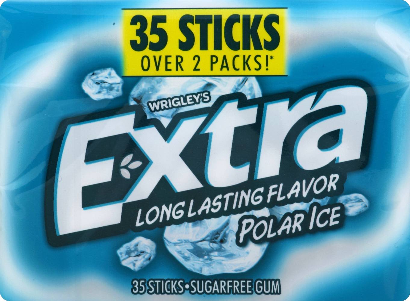 Extra Wrigley's Sugarfree Polar Ice Gum Sticks (35 ct)