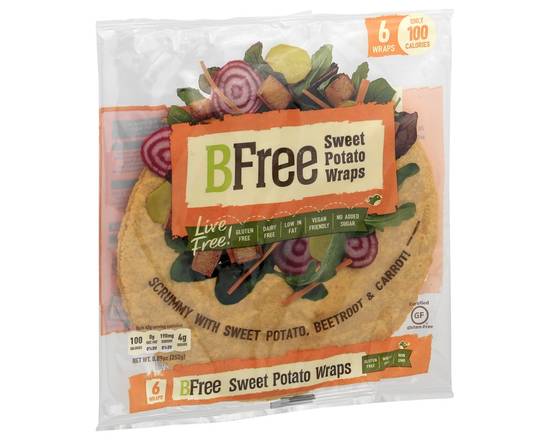 BFree · Sweet Potato Wraps (6 wraps)