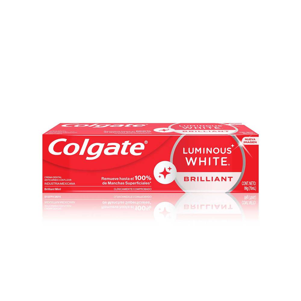 Colgate pasta dental luminous white brilliant