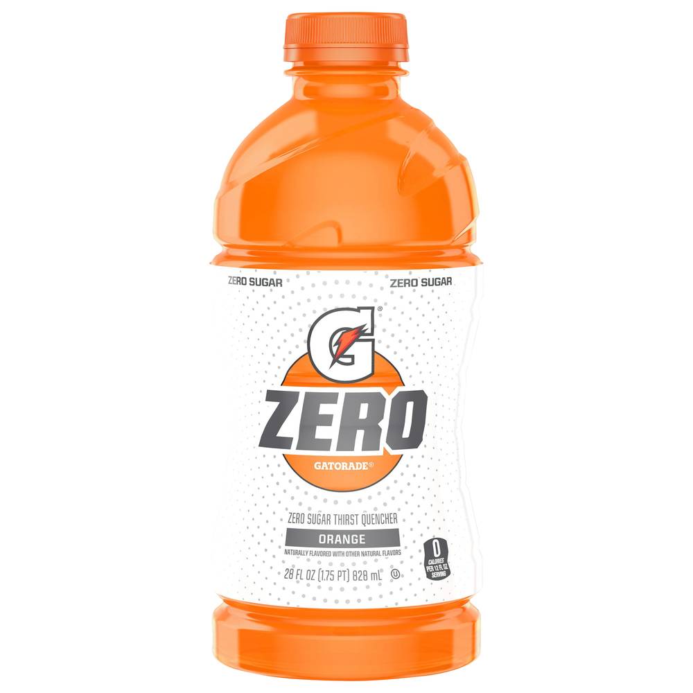 Gatorade Zero Sugar Thirst Quencher Sports Drink, Orange (28 fl oz)