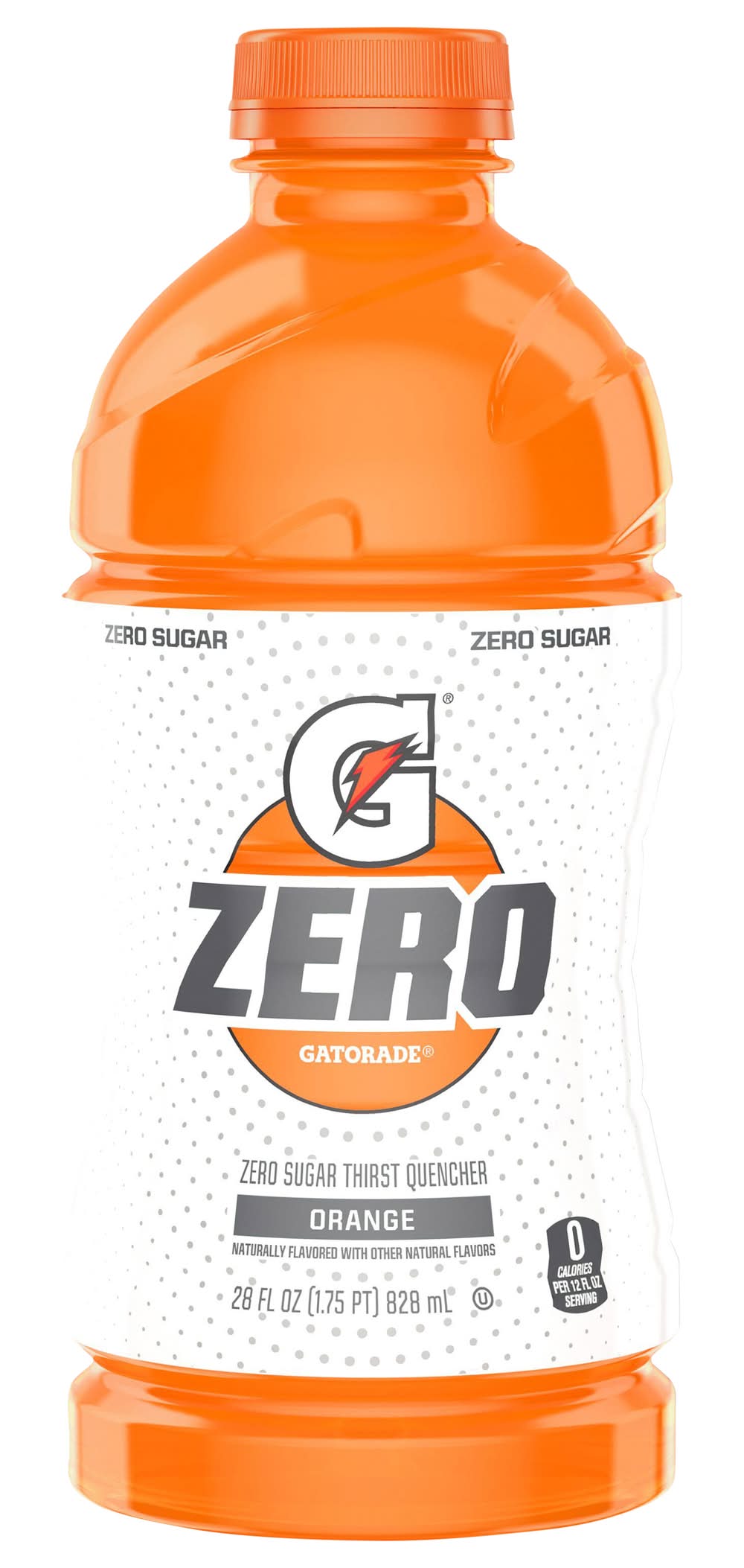 Gatorade Zero Sugar Thirst Quencher Sports Drink, Orange (28 fl oz)