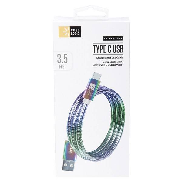 Case Logic Type-C Usb Cable (42 in/iridescent)