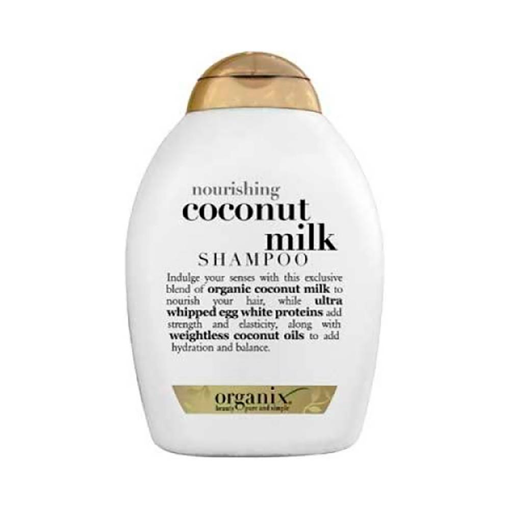 Ogx shampoo leche de coco (botella 385 ml)