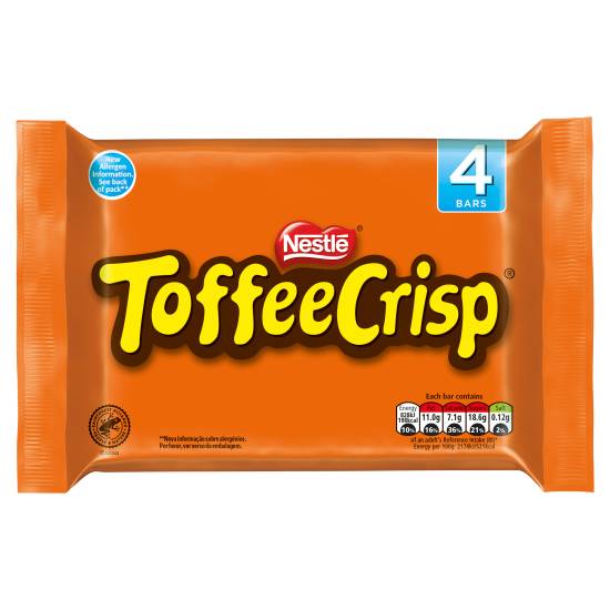 Toffee Crisp Bars 4 X 38g (152g)