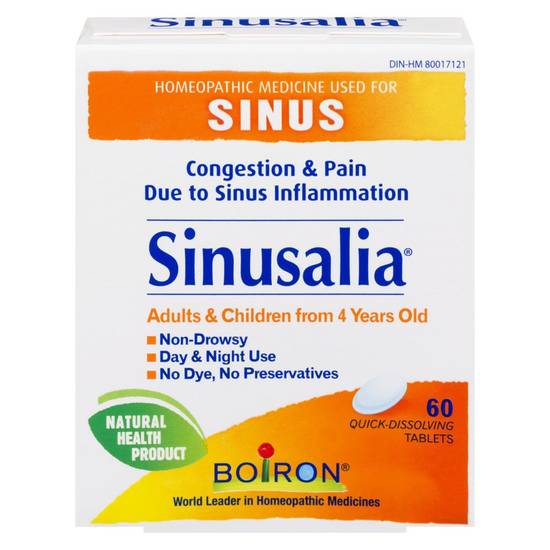 Boiron Sinusalia Quick Dissolving Tablets (60 units)