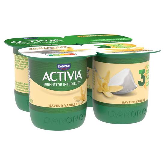 Activia Saveur Vanille 4 x 125 g