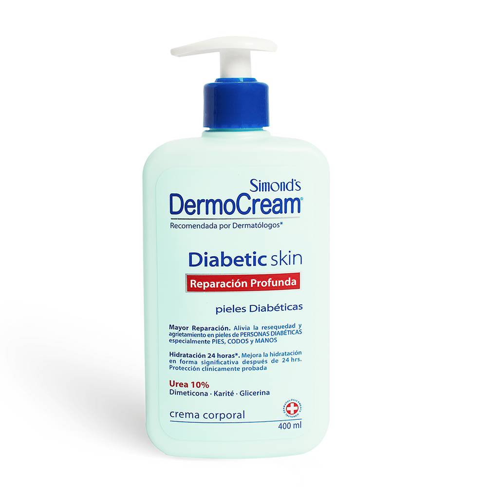 Simond's dermocream para pieles diabéticas (botella 400 ml)