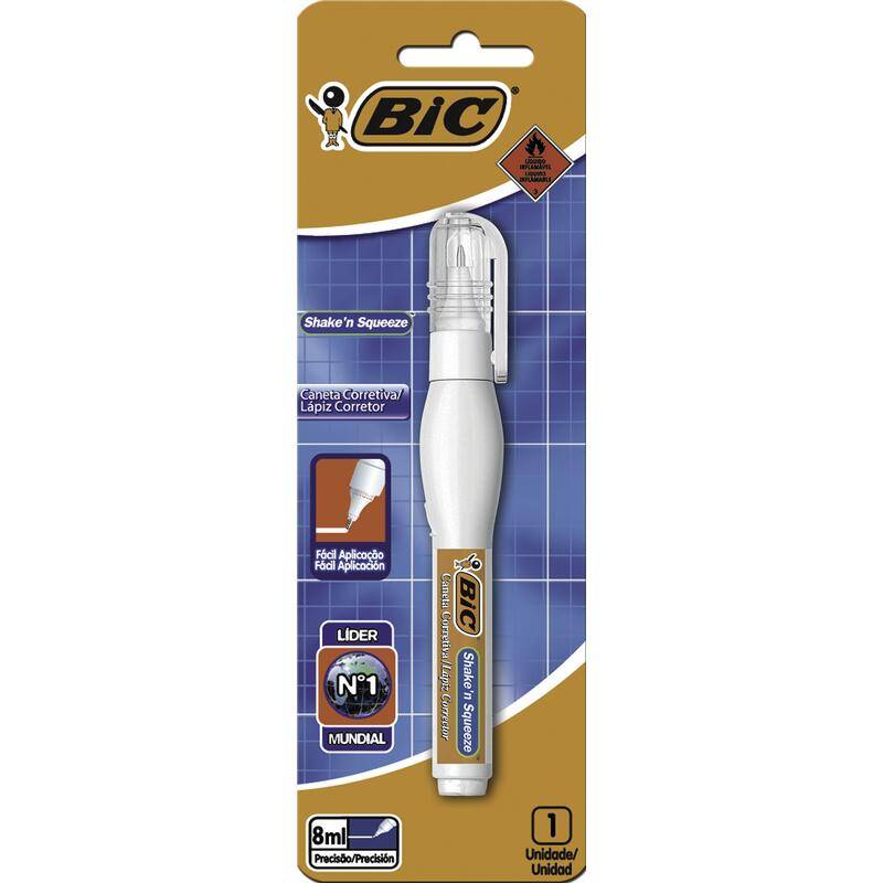 BiC caneta corretiva shake n' squeeze