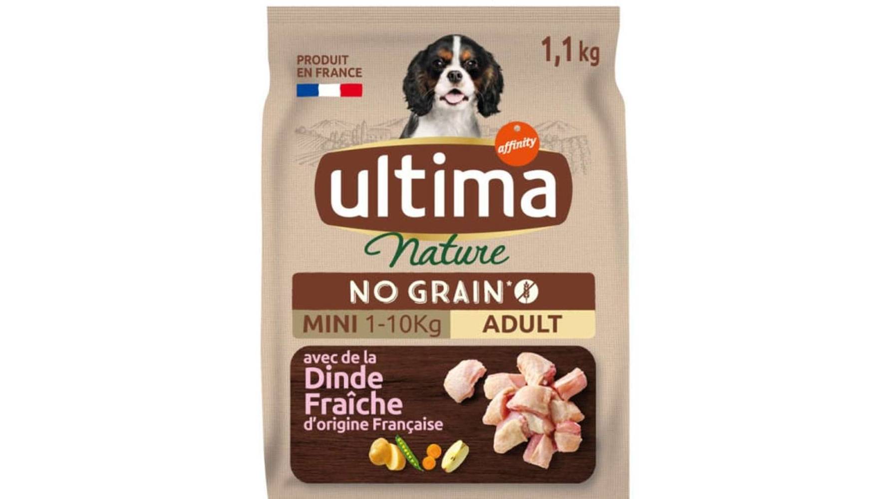 Ultima - Croquettes pour chien adult mini nature à la dinde sans céréales